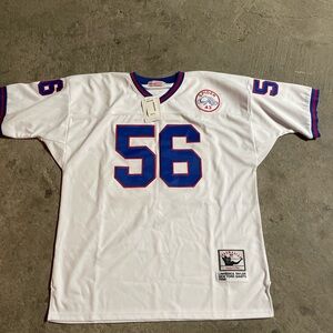 Mitchell & Ness Men’s 1986 Lawrence Taylor NY Giants Spider White Jersey Size 54